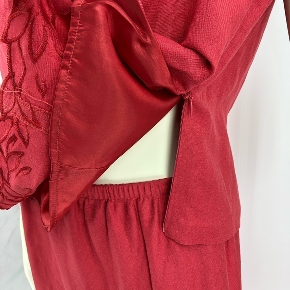 Adrianna Papell Women's 16 Pink Lined Skirt Set - Picture 6 of 11